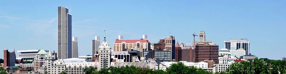 Albany New York Skyline