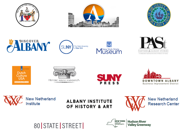 Business logos of the partners participating in the Albany Cultural Heritage and Tourism Partnership