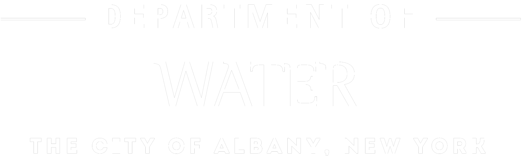 Water Secondary Logo (White)