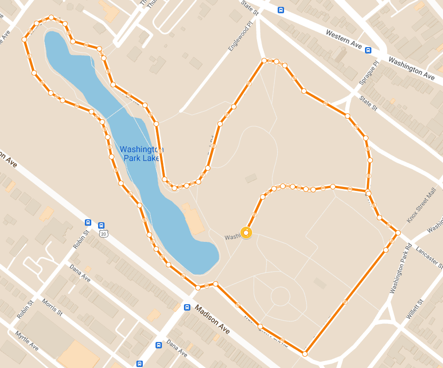 Trick or Trot Pumpkin Run 5K Race Route