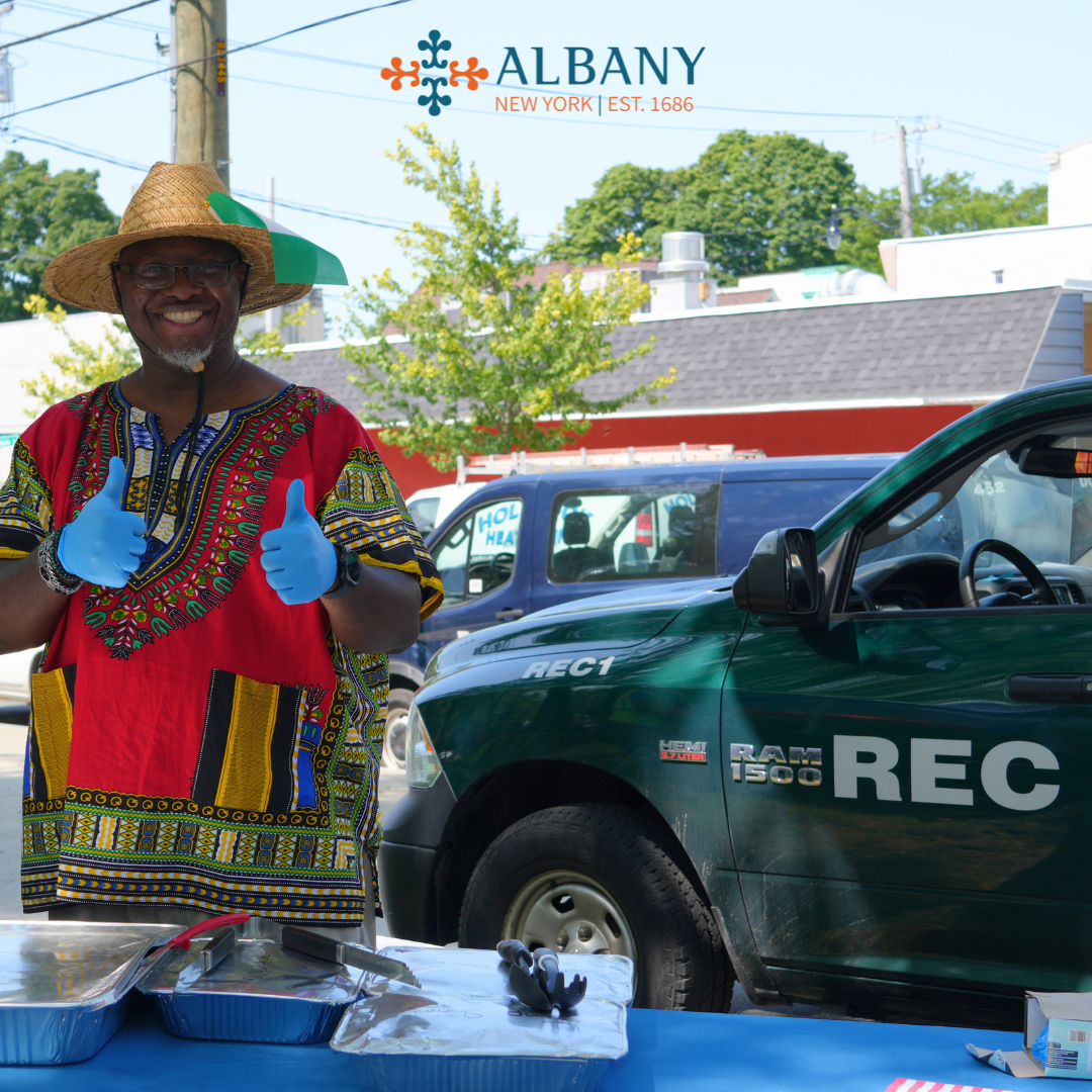 Recreation Employee giving thumbs up